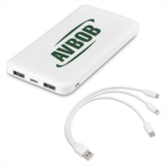 10,000 mAh Powerbank - White (Sold in sets of 15)